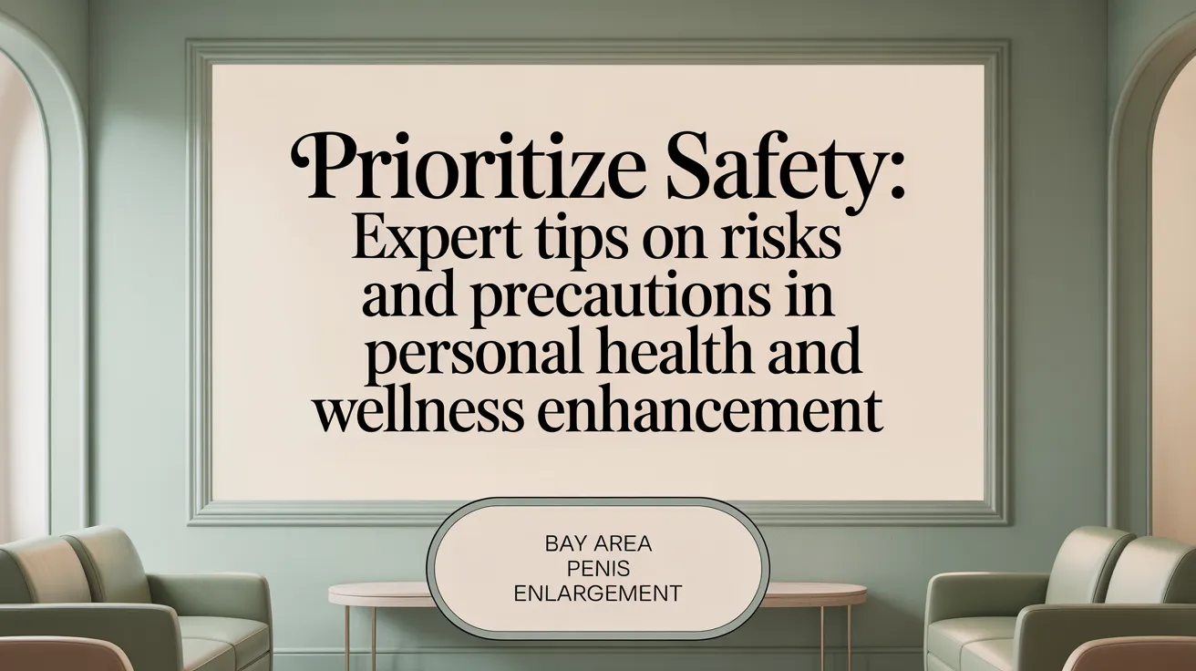 Prioritize Safety: Expert Tips on Risks and Precautions in Penile Enhancement