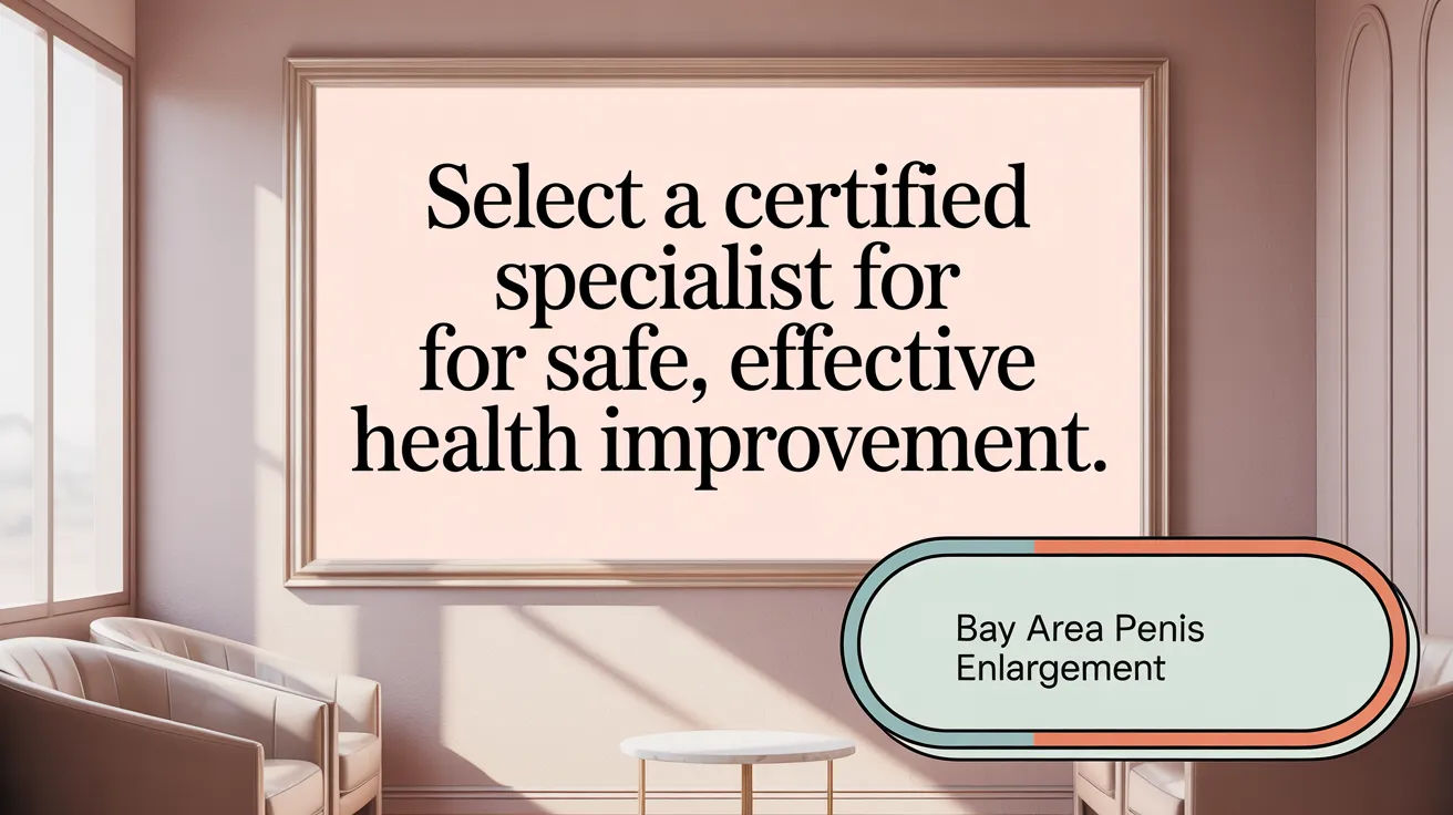 Select a Certified Specialist for Safe, Effective Male Enhancement