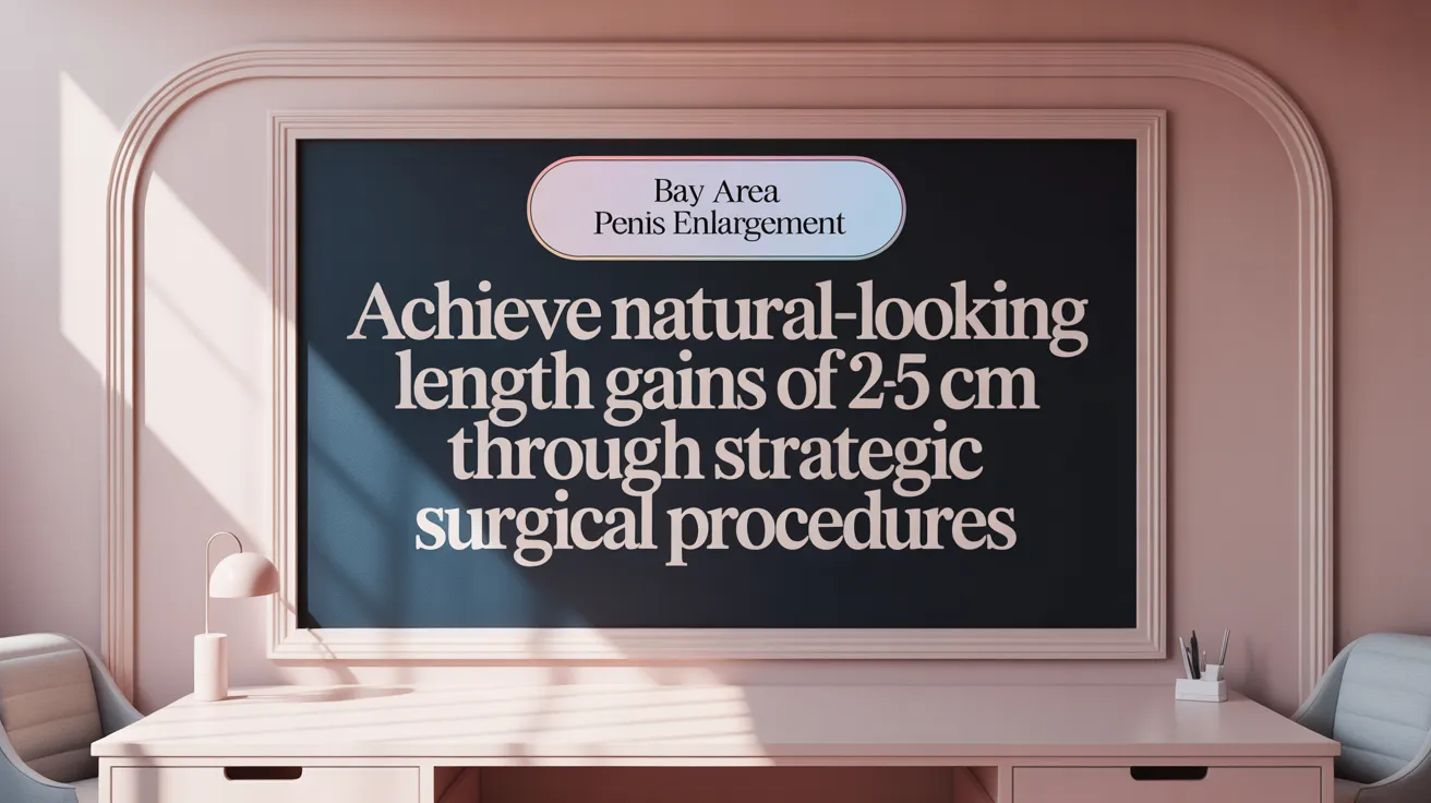 Achieve natural-looking length gains of 2-5 cm through strategic surgical procedures