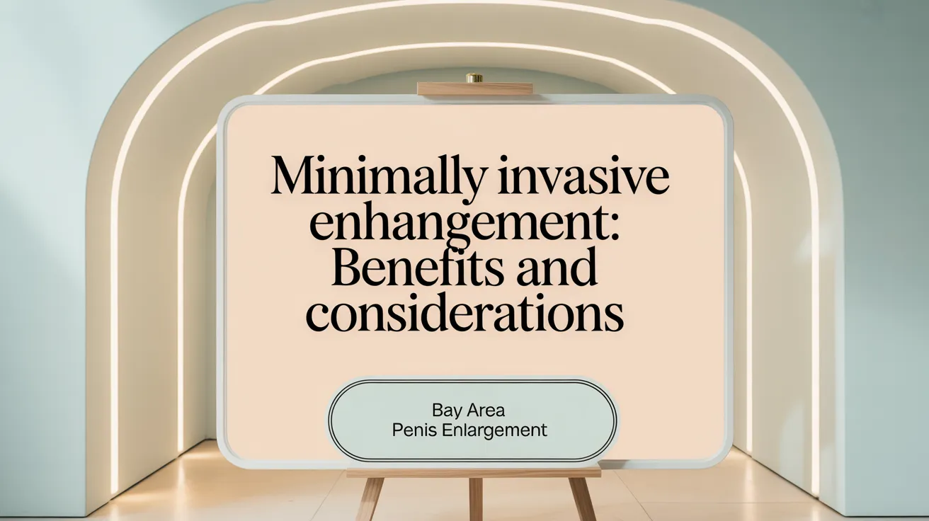 Minimally Invasive Enhancement: Benefits and Considerations
