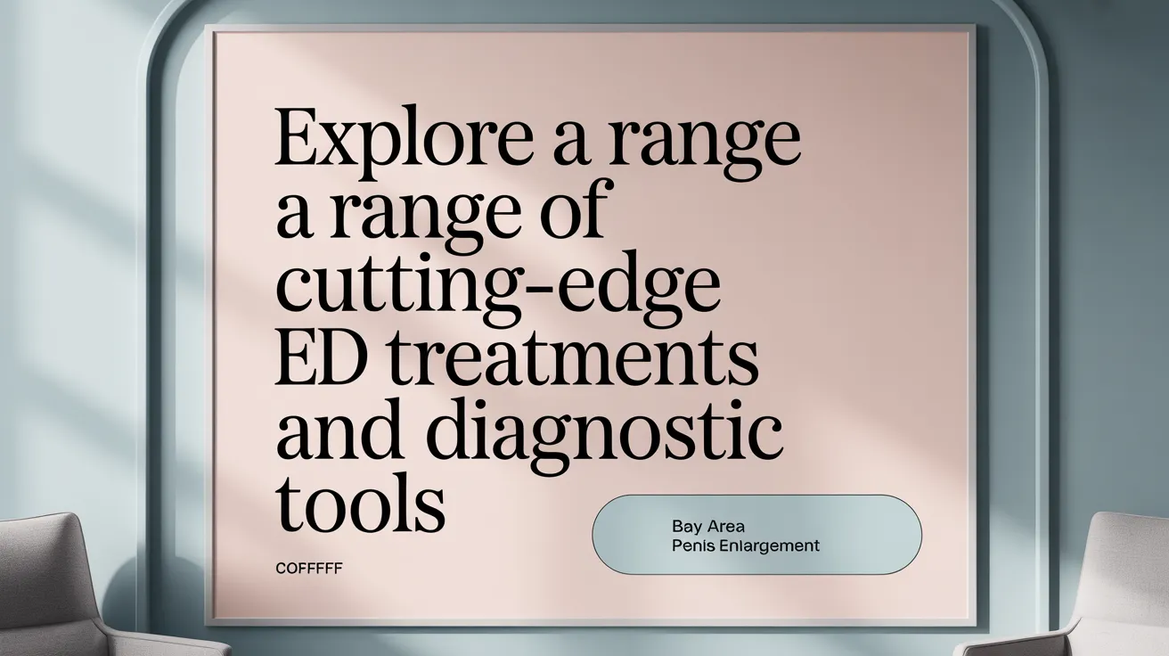 Explore a Range of Cutting-Edge ED Treatments and Diagnostic Tools