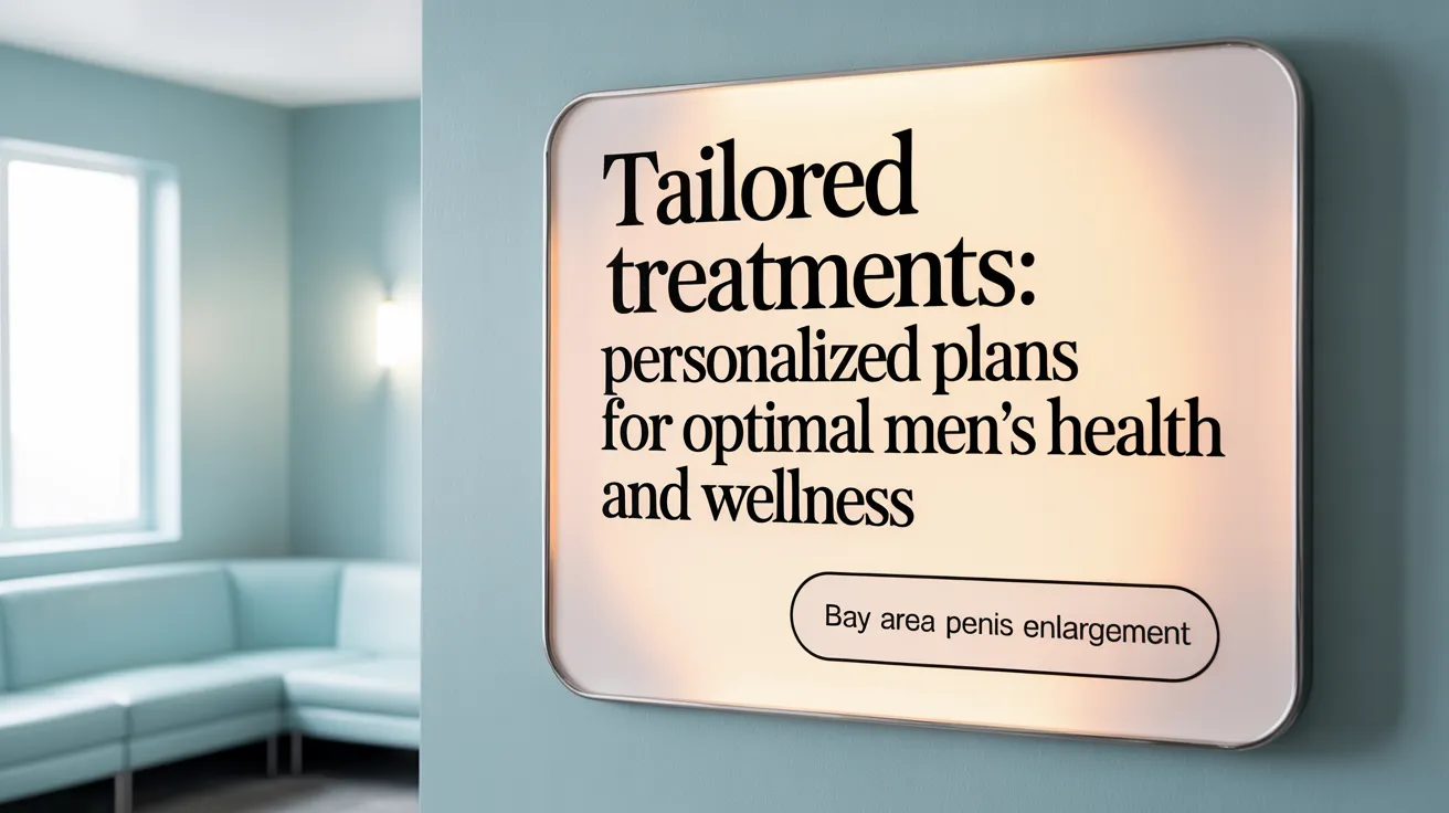 Tailored Treatments: Personalized Plans for Optimal Male Sexual Health and Enhancement