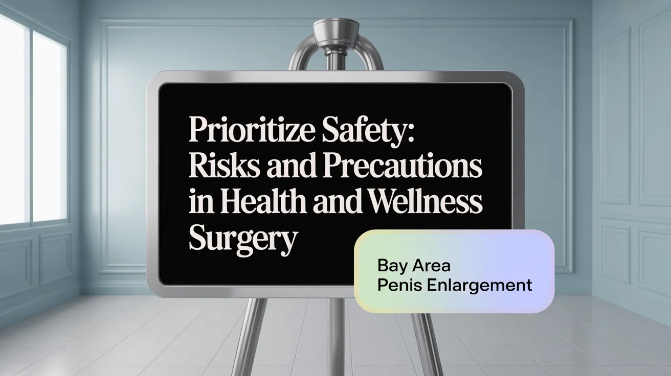 Prioritize Safety: Risks and Precautions in Penis Enlargement Surgery