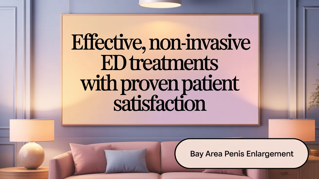 Effective, Non-Invasive ED Treatments with Proven Patient Satisfaction