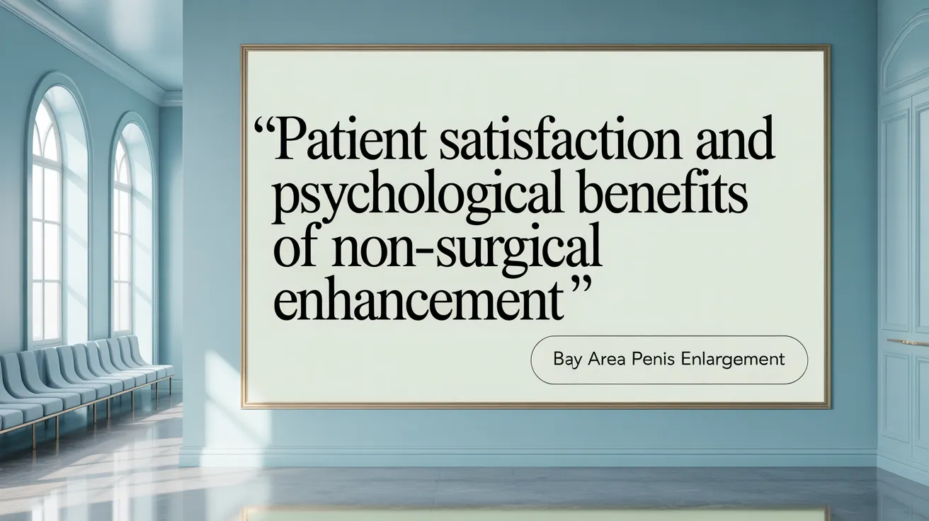 Patient Satisfaction and Psychological Benefits of Non-Surgical Enhancement