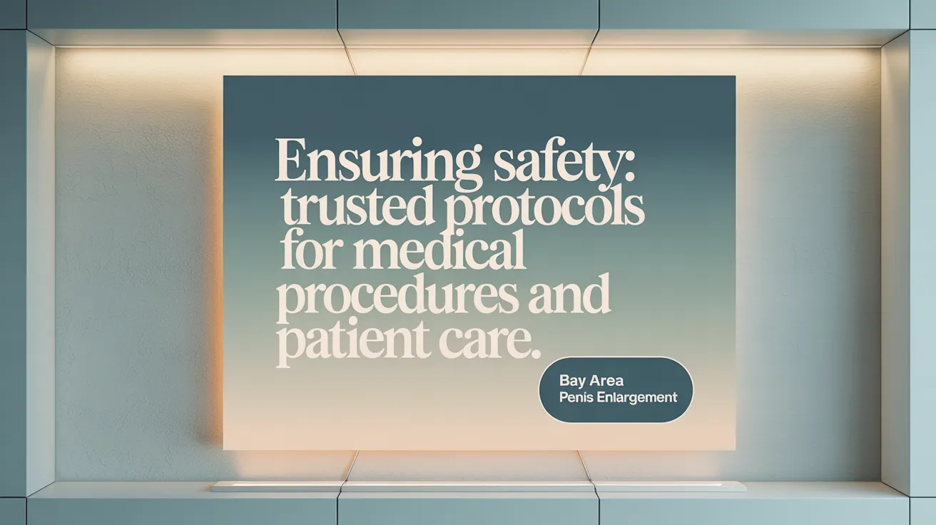 Ensuring Safety: Trusted Protocols for Penile Enlargement Procedures