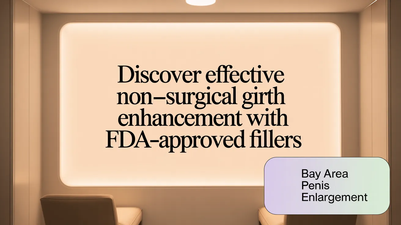 Discover Effective Non-Surgical Girth Enhancement with FDA-Approved Fillers