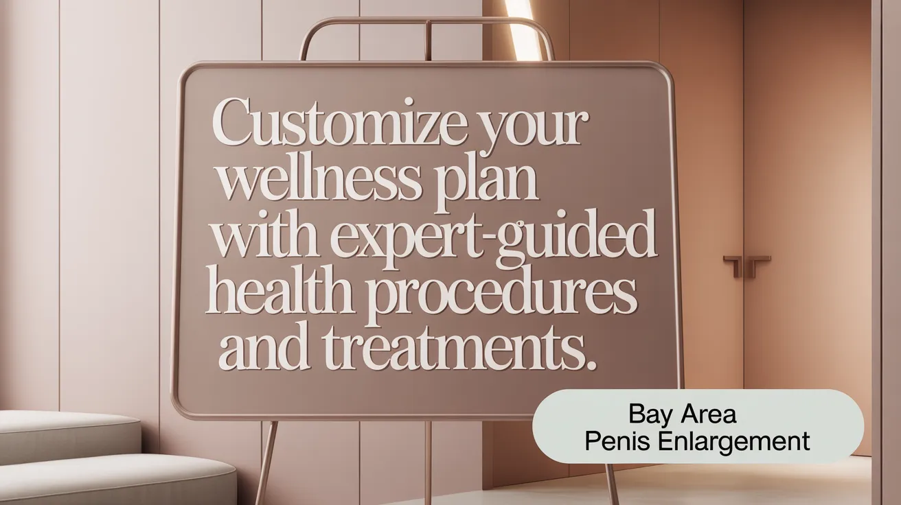 Customize your male enhancement with expert-guided procedures and treatments.