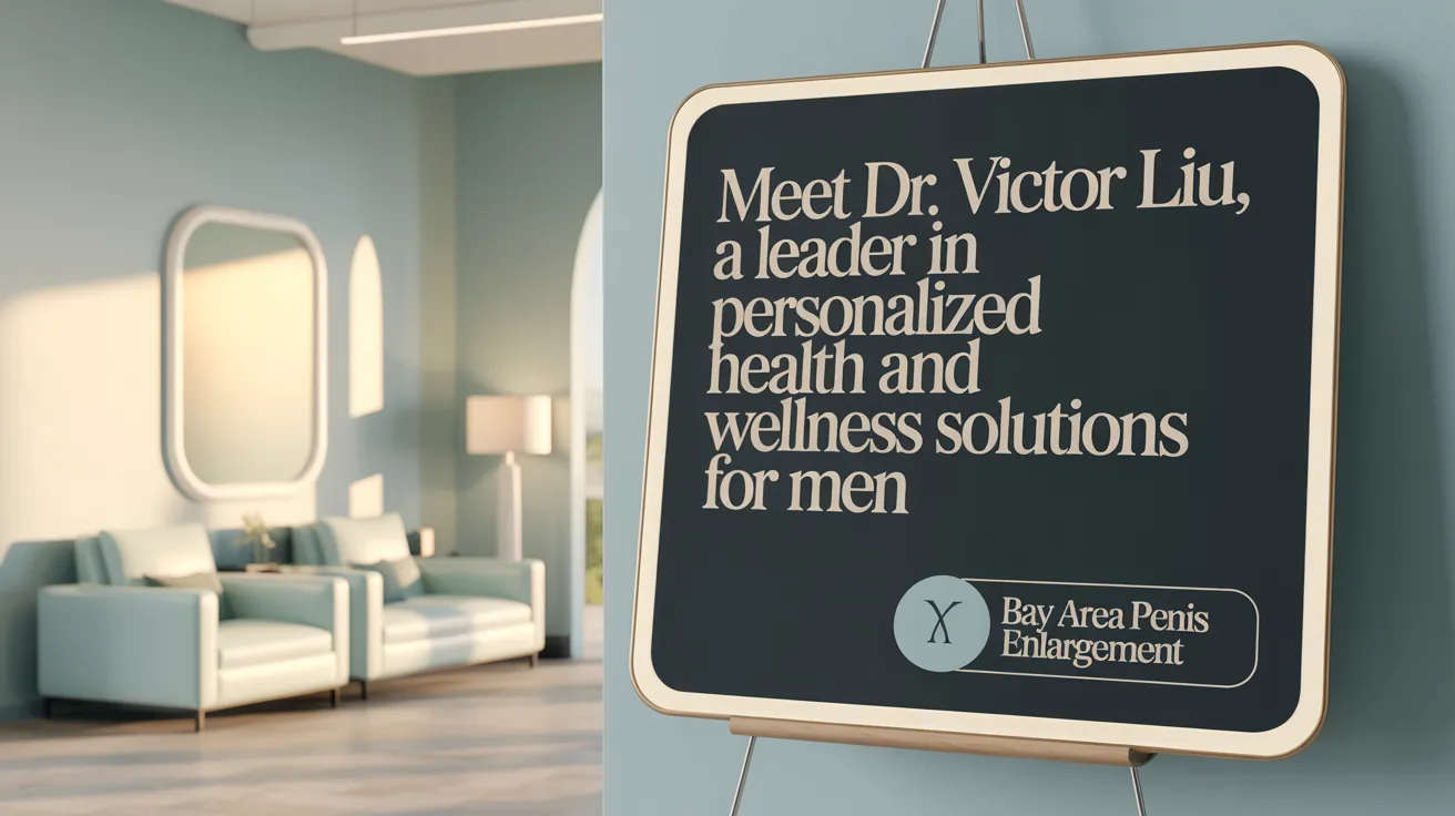 Meet Dr. Victor Liu, a leader in personalized male enhancement solutions.