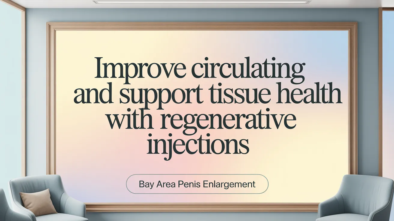 Enhance Erectile Function and Tissue Health with Regenerative Injections