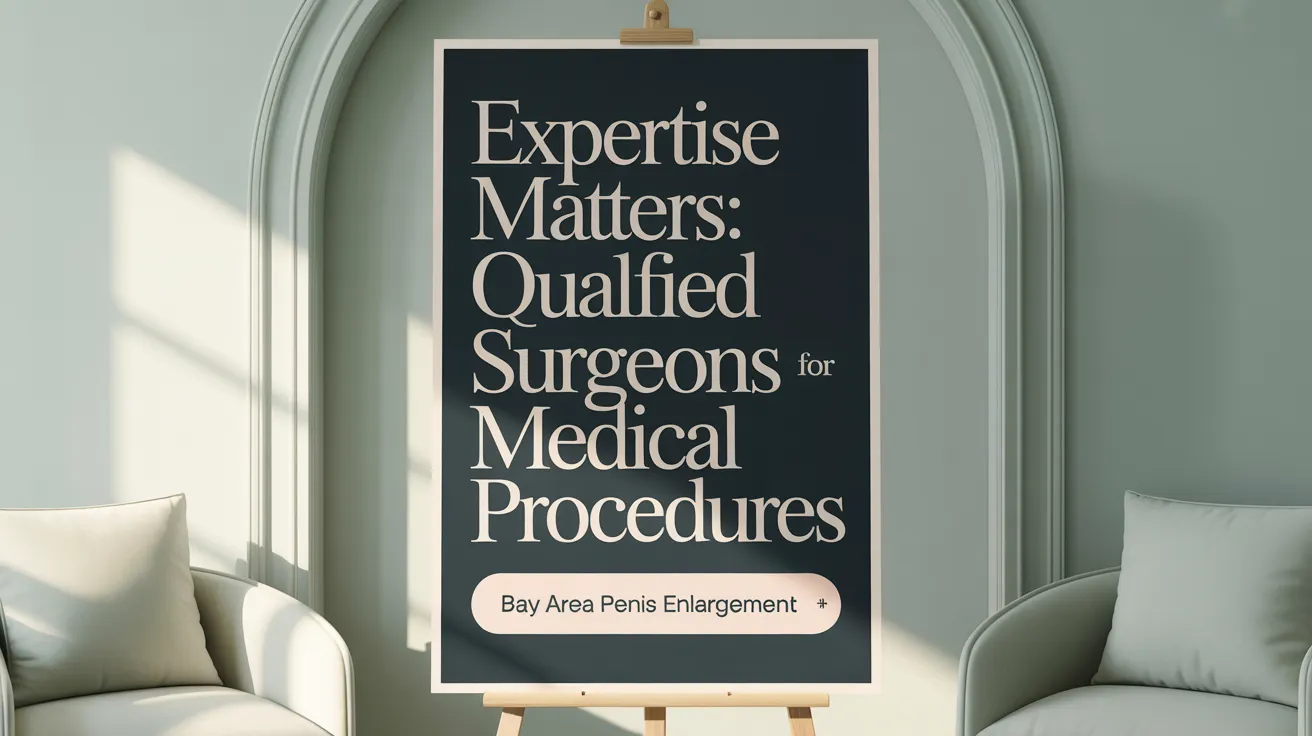 Expertise Matters: Qualified Surgeons for Safe Penile Enhancement