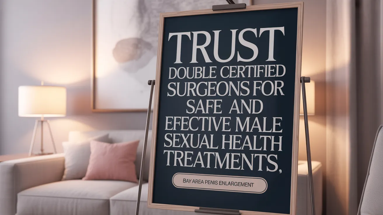 Trust Double Board-Certified Surgeons for Safe and Effective Male Sexual Health Treatments