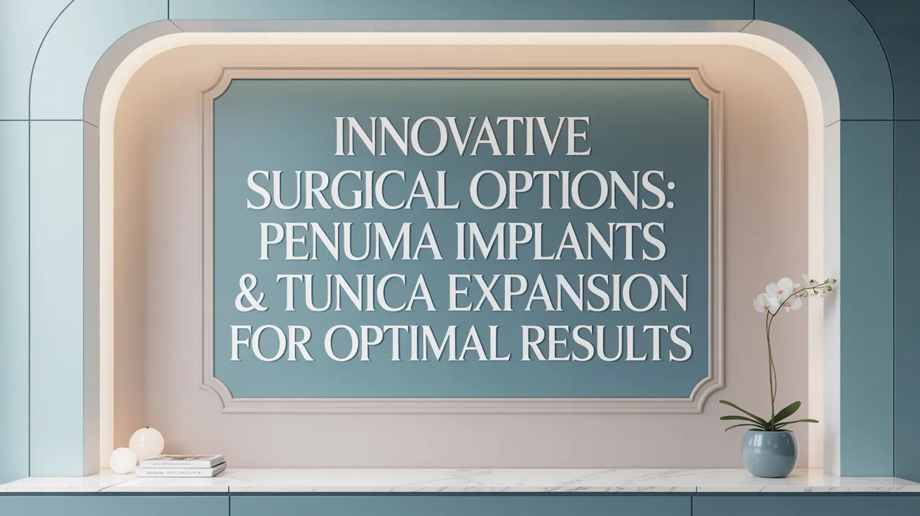 Innovative Surgical Options: Penuma Implants &amp; Tunica Expansion for Optimal Results