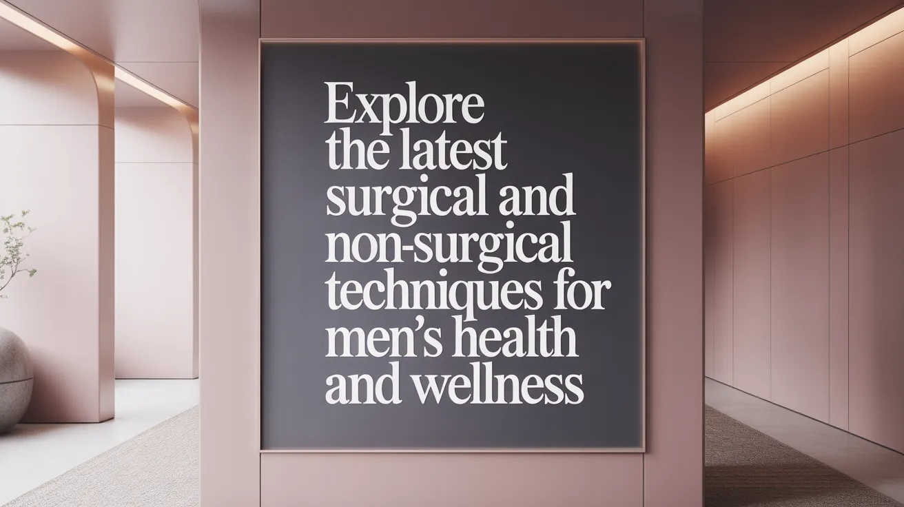 Explore the Latest Surgical and Non-Surgical Techniques for Male Enhancement