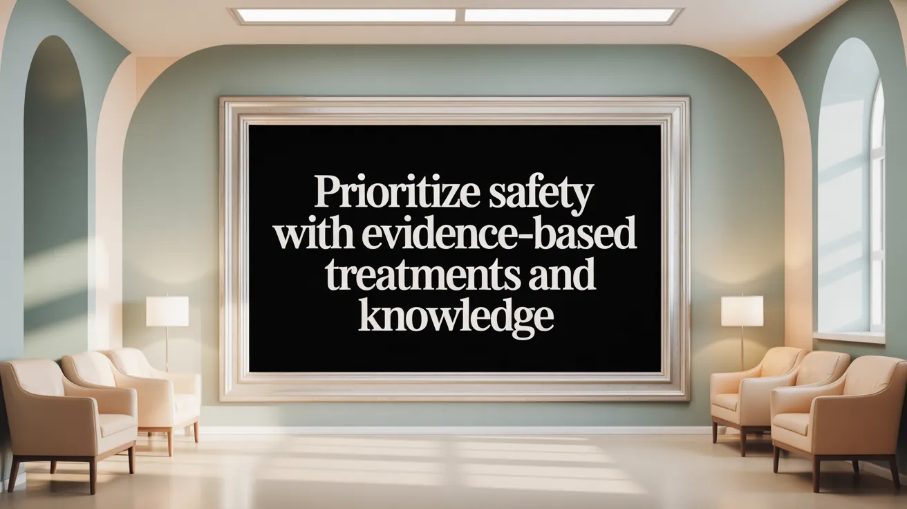 Prioritize Safety with Evidence-Based Treatments and Knowledge