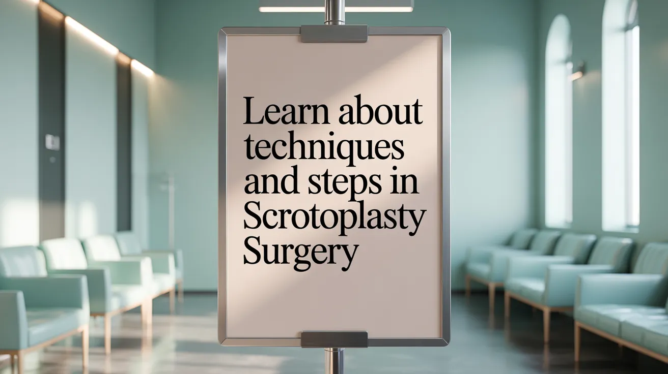 Learn About Techniques and Steps in Scrotoplasty Surgery
