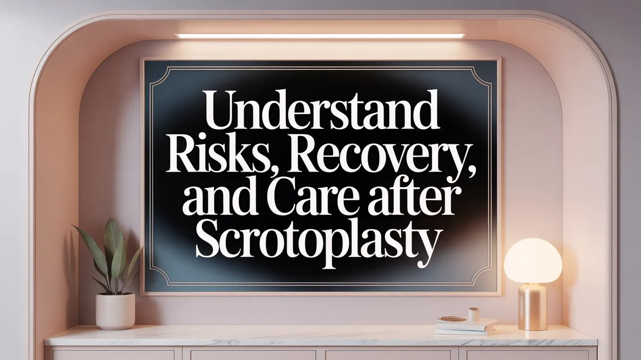 Understand Risks, Recovery, and Care After Scrotoplasty
