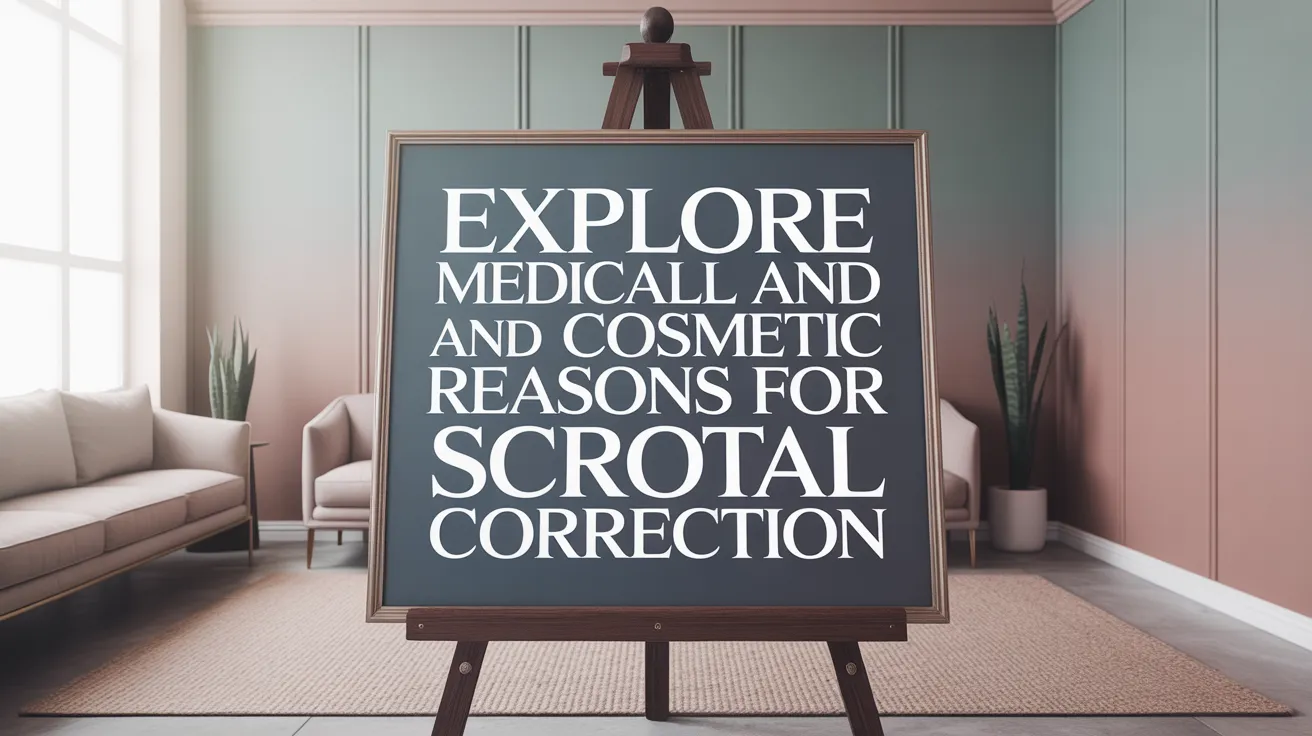 Explore Medical and Cosmetic Reasons for Scrotal Correction