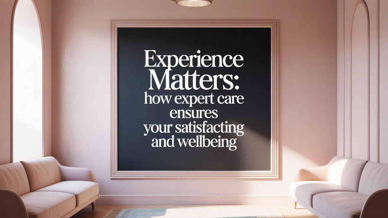 Experience Matters: How Expert Care Ensures Your Satisfaction and Wellbeing