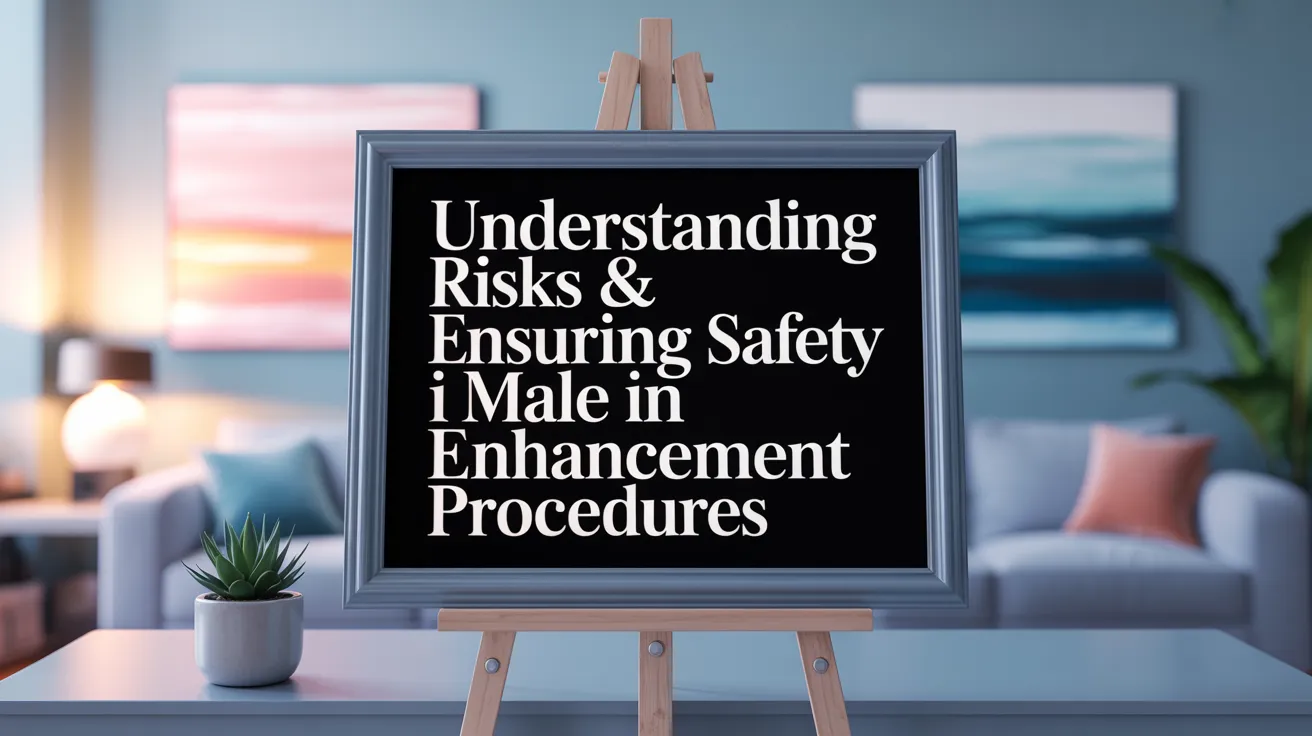 Understanding Risks &amp; Ensuring Safety in Male Enhancement Procedures