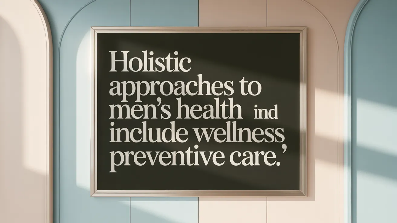 Holistic approaches to male sexual health include scrotal correction and more