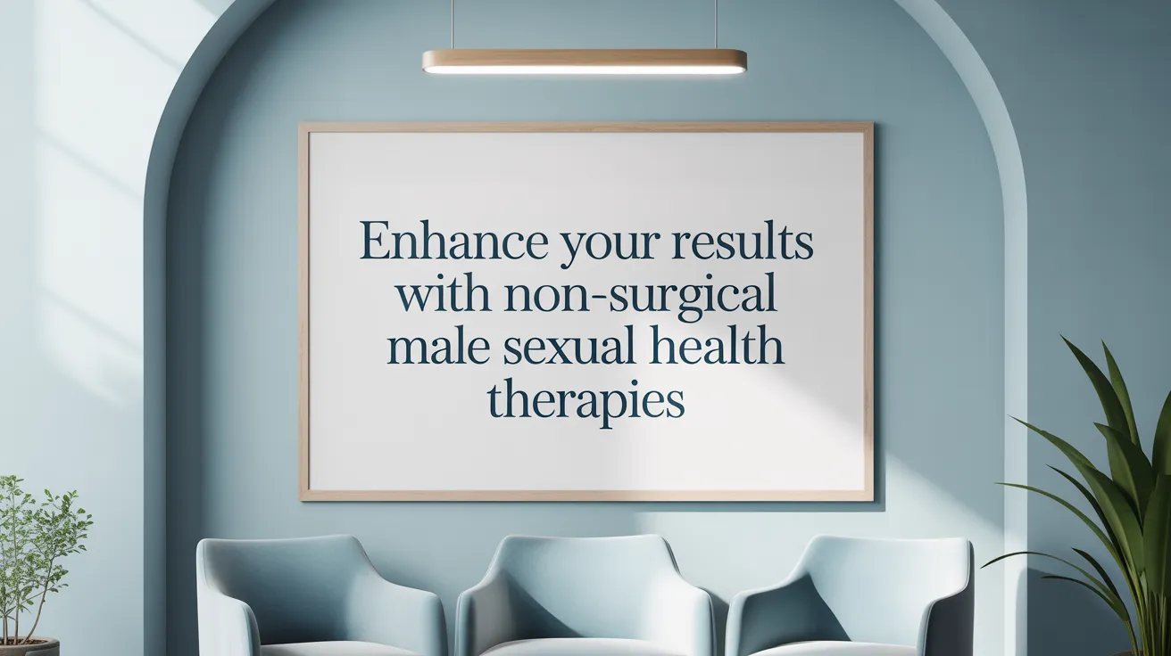 Enhance your results with non-surgical male sexual health therapies
