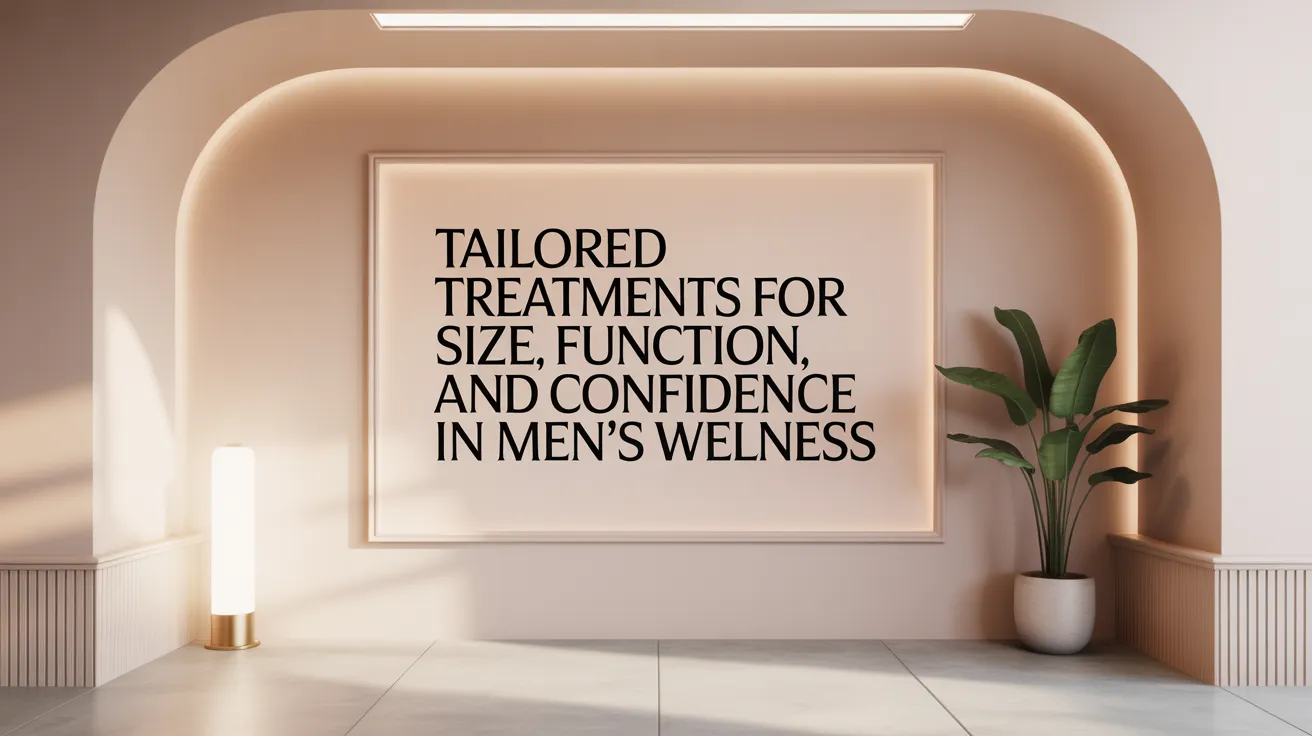 Tailored Treatments for Size, Function, and Confidence in Male Enhancement