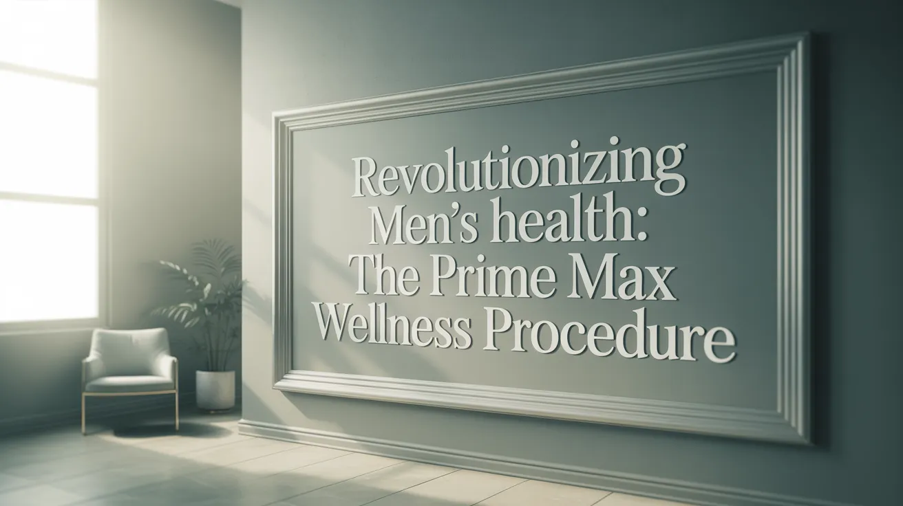 Revolutionizing Male Enhancement: The Prime Max Male Procedure