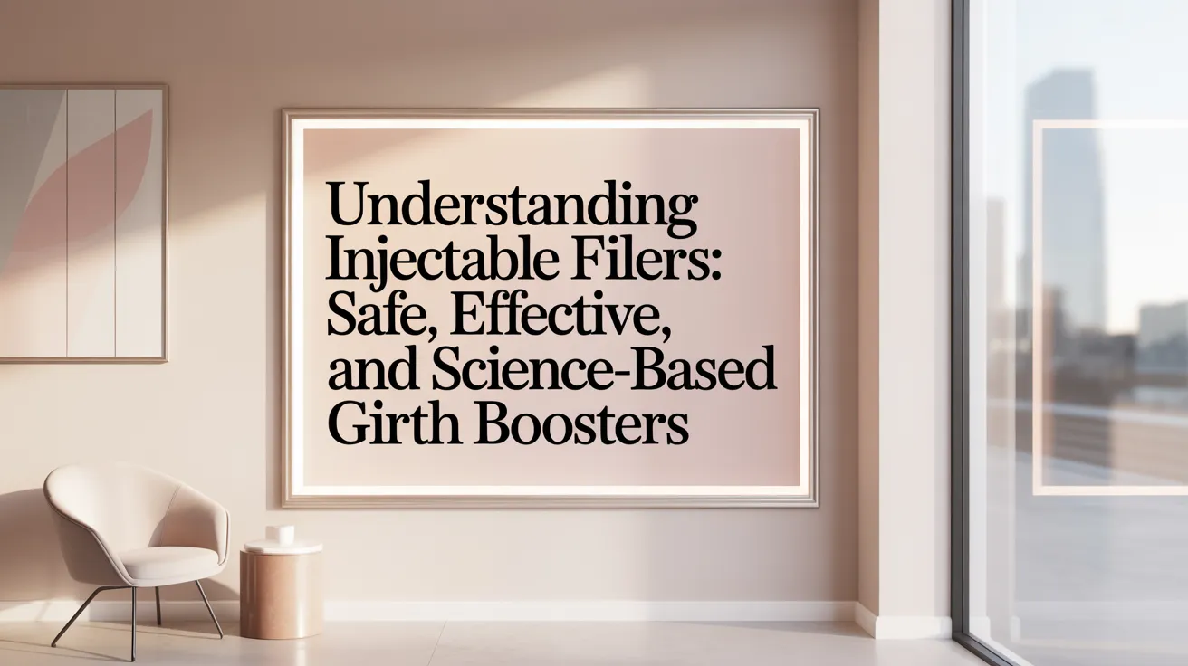Understanding Injectable Fillers: Safe, Effective, and Science-Based Girth Boosters