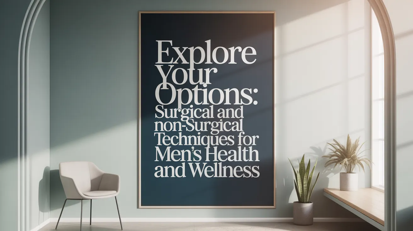 Explore Your Options: Surgical and Non-Surgical Male Enhancement Techniques