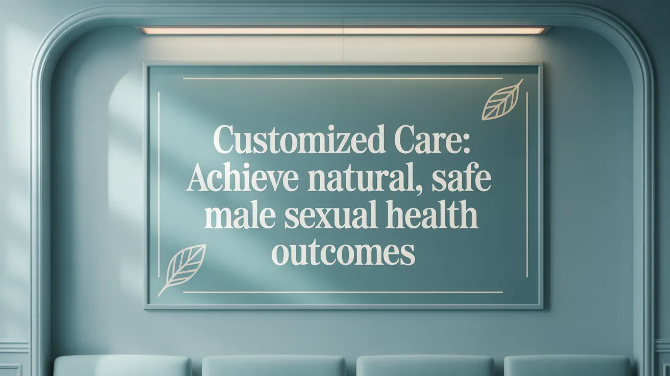 Customized Care: Achieve Natural, Safe Male Sexual Health Outcomes