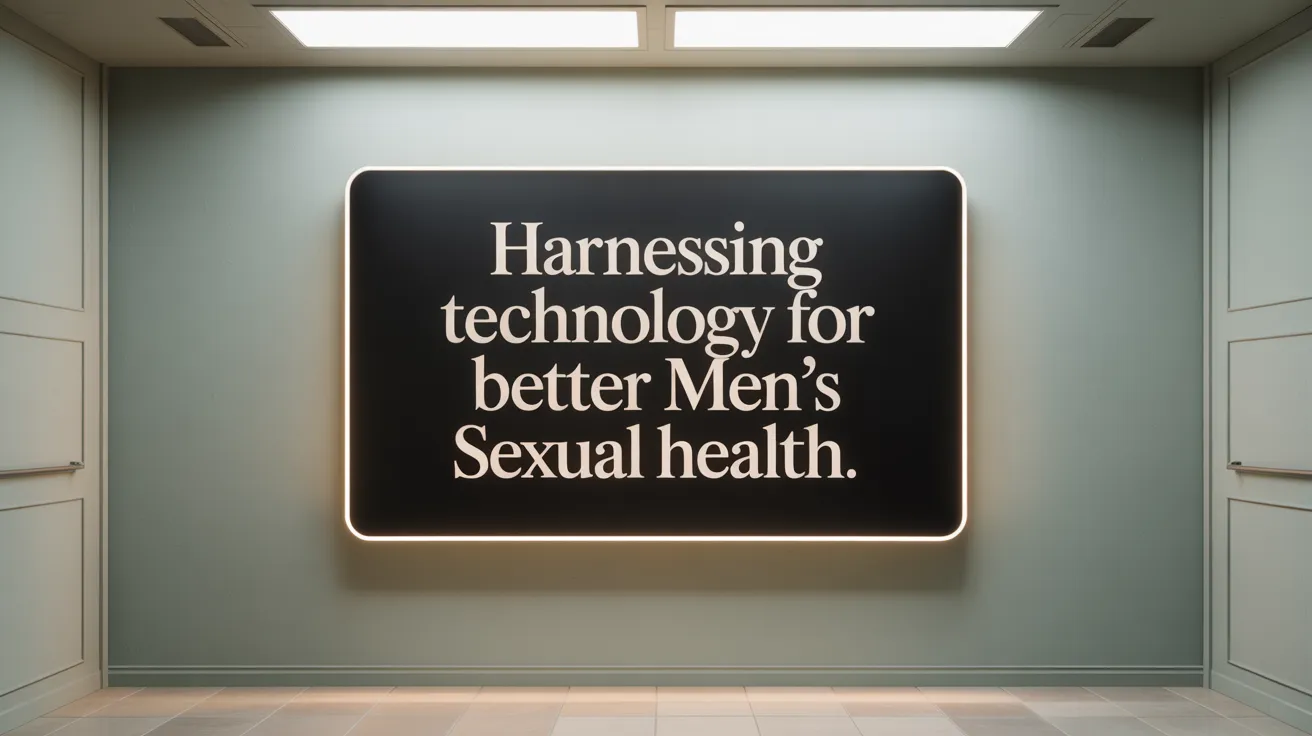 Harnessing Technology for Better Men's Sexual Health
