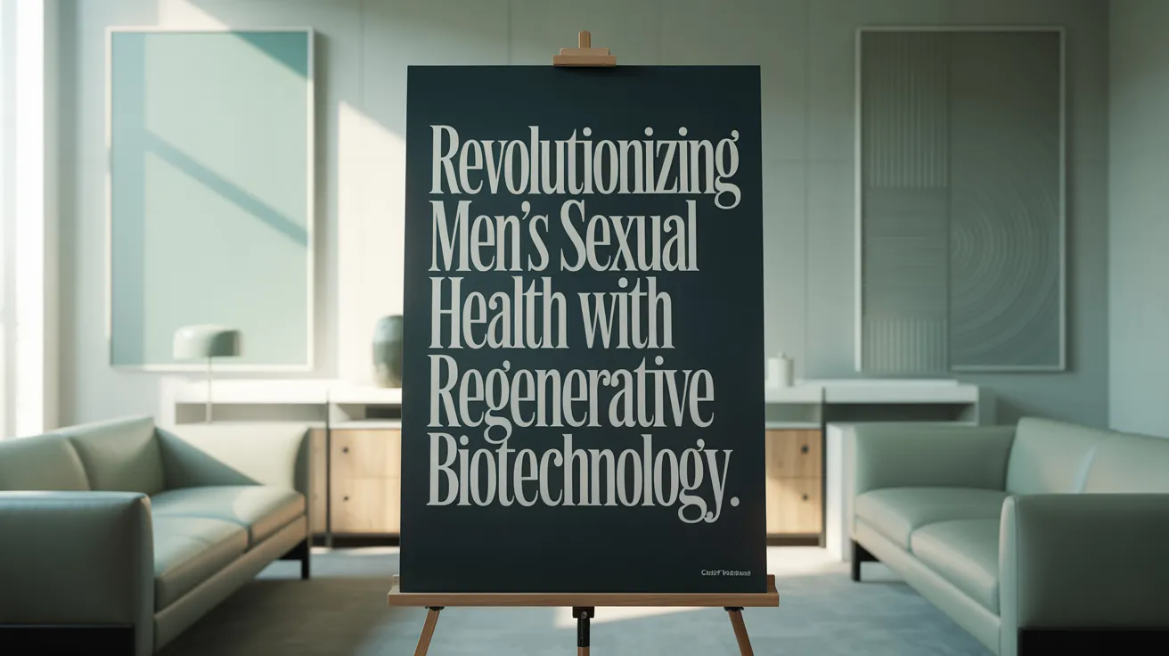 Revolutionizing Men's Sexual Health with Regenerative Biotechnology