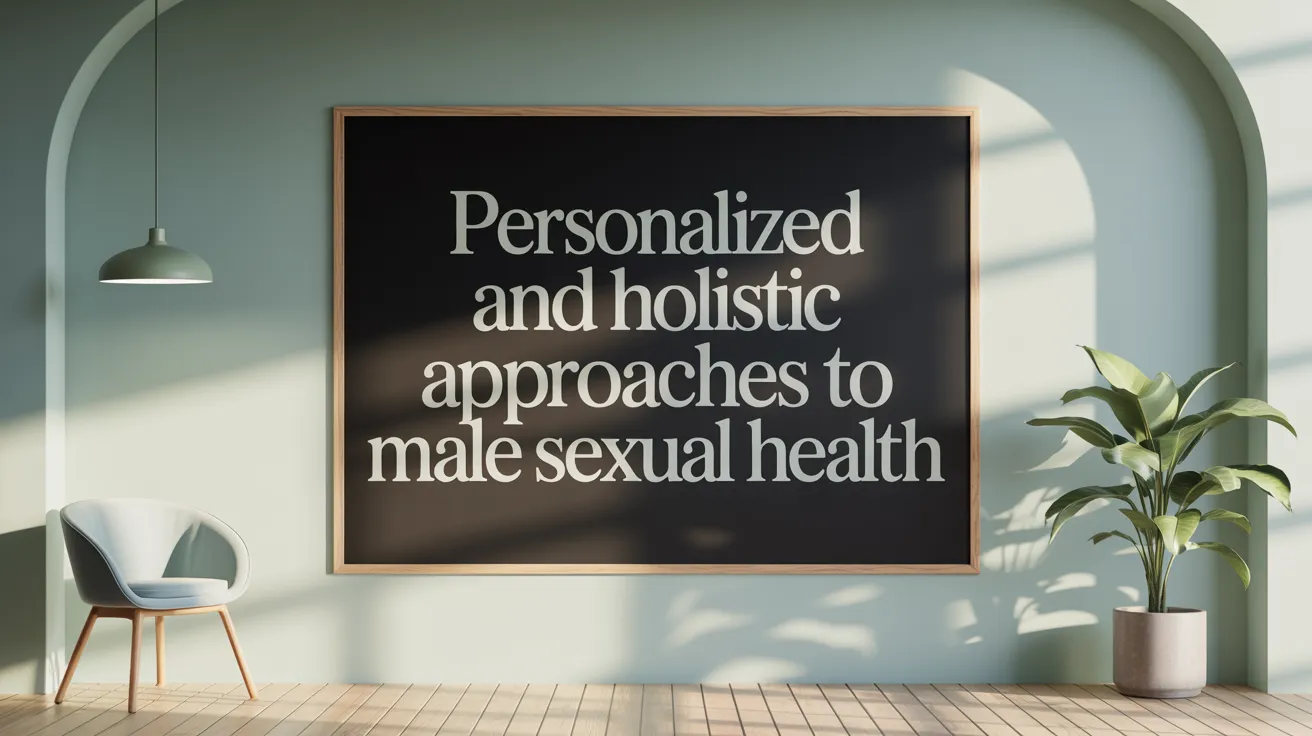 Personalized and Holistic Approaches to Male Sexual Health