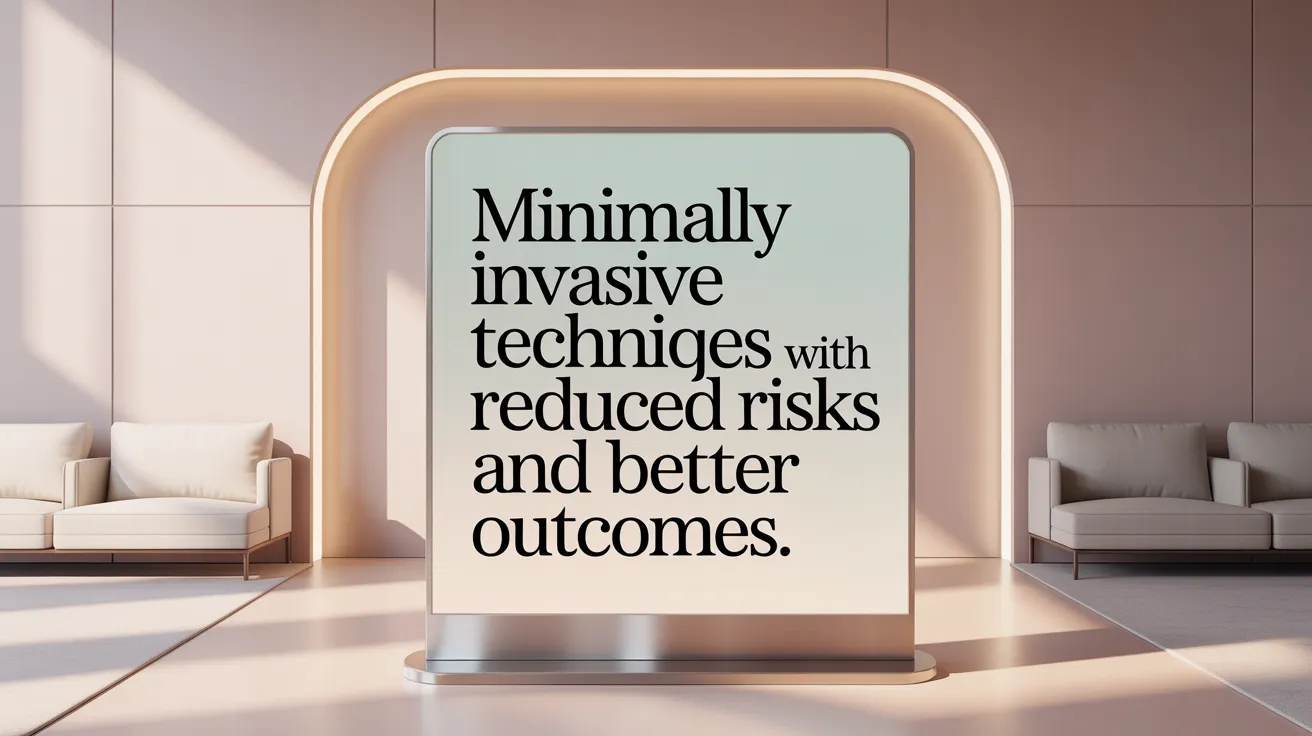 Minimally Invasive Techniques with Reduced Risks and Better Outcomes