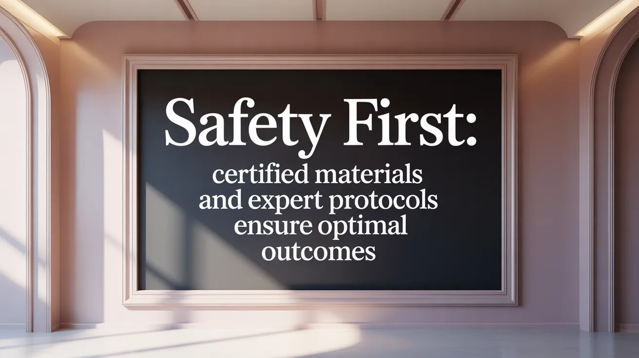 Safety First: Certified Materials and Expert Protocols Ensure Optimal Outcomes