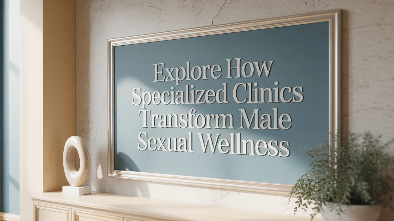 Explore How Specialized Clinics Transform Male Sexual Wellness