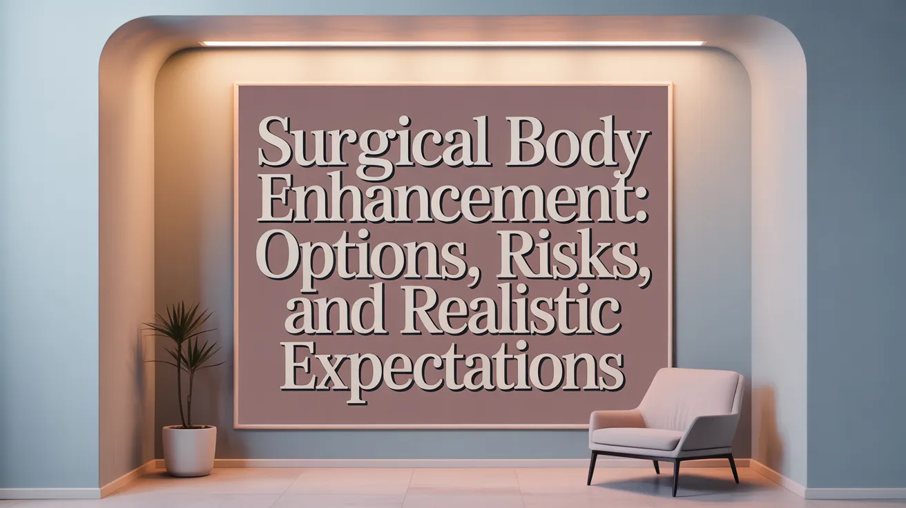 Surgical Girth Enhancement: Options, Risks, and Realistic Expectations