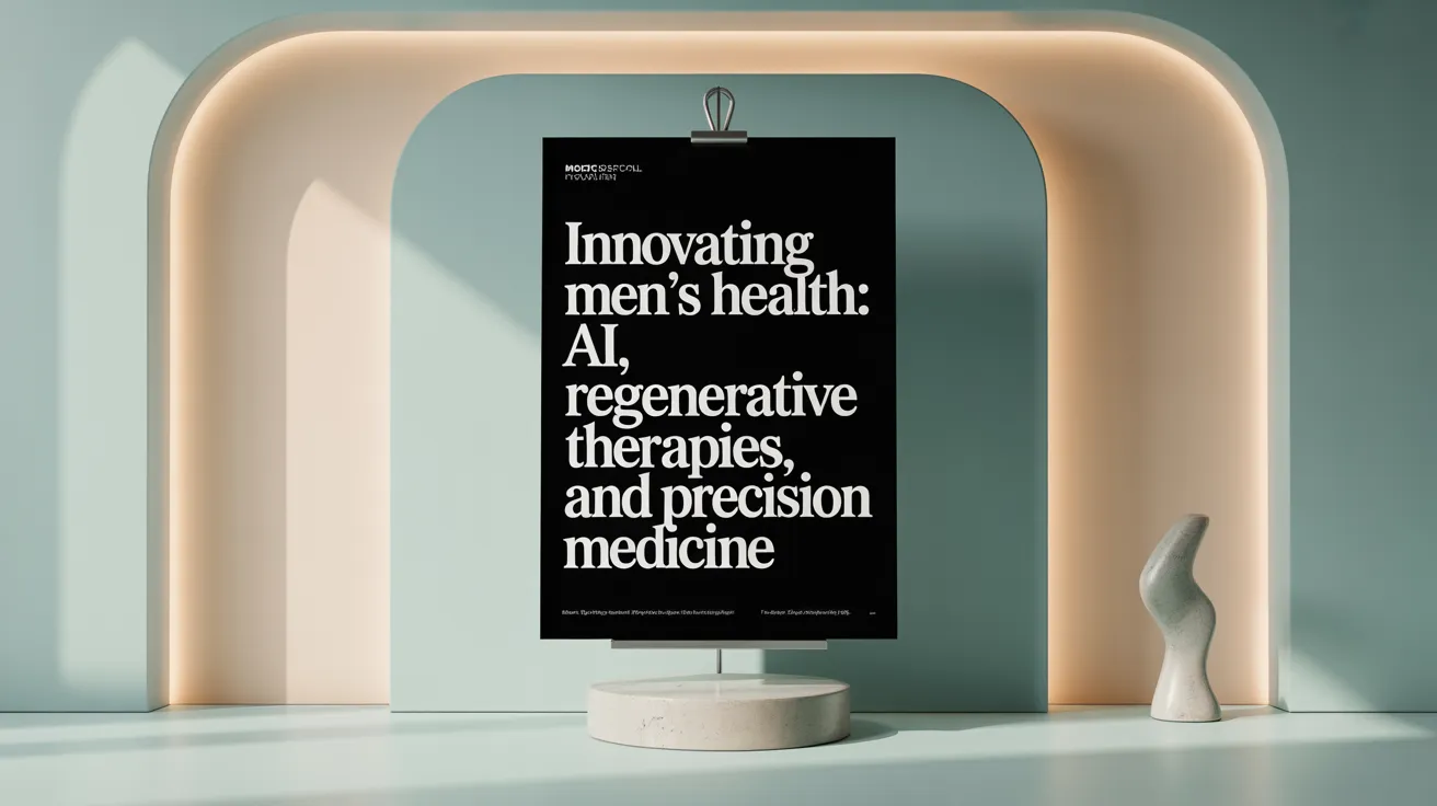 Innovating Men's Health: AI, Regenerative Therapies, and Precision Medicine