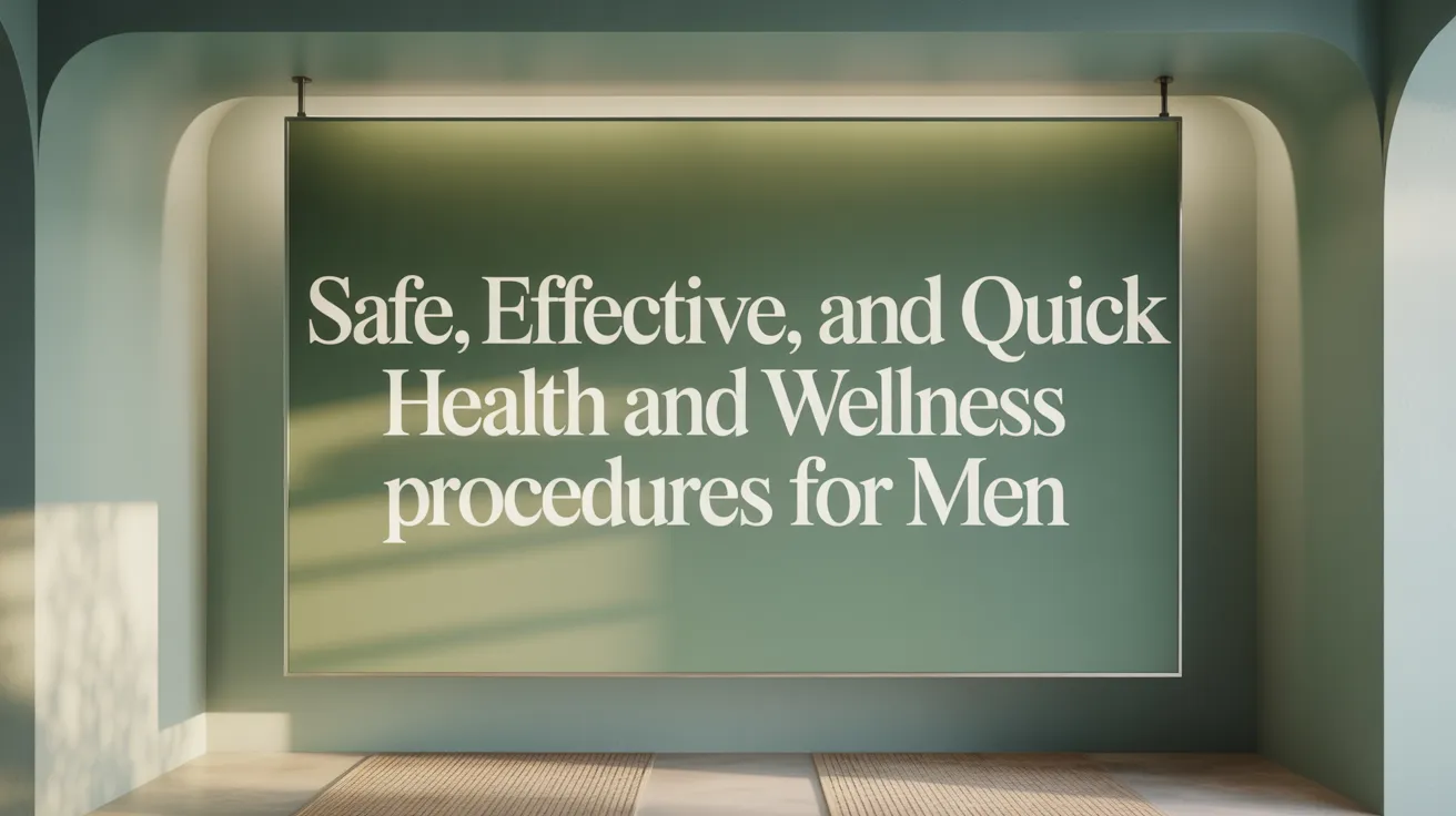 Safe, Effective, and Quick Male Enhancement Procedures