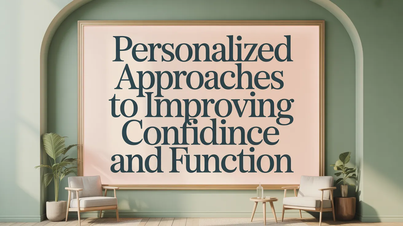 Personalized Approaches to Improving Confidence and Function