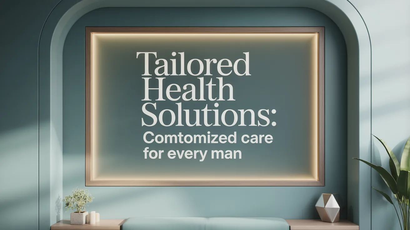 Tailored Sexual Health Solutions: Customized Care for Every Man