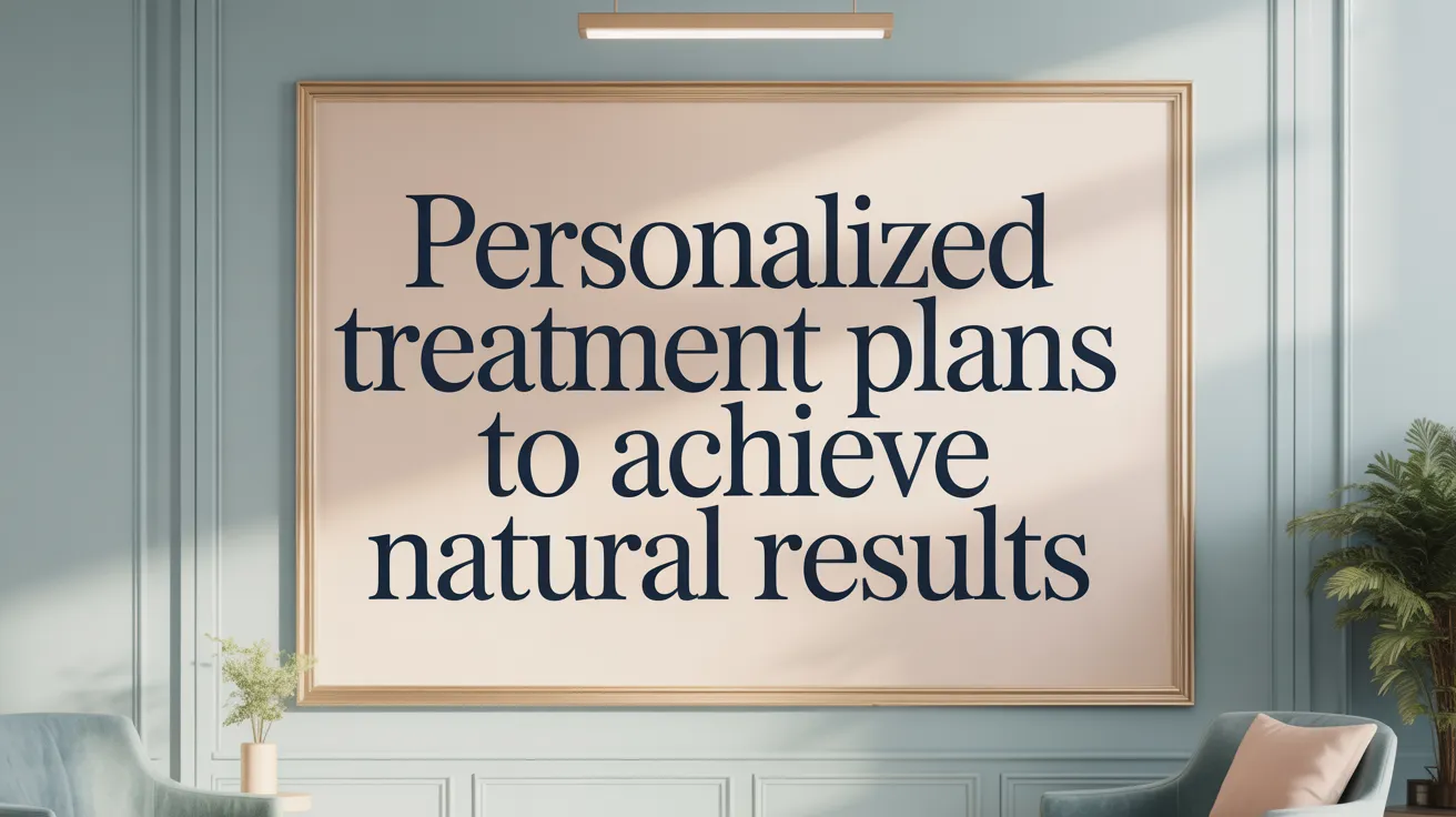 Personalized Treatment Plans to Achieve Natural Results