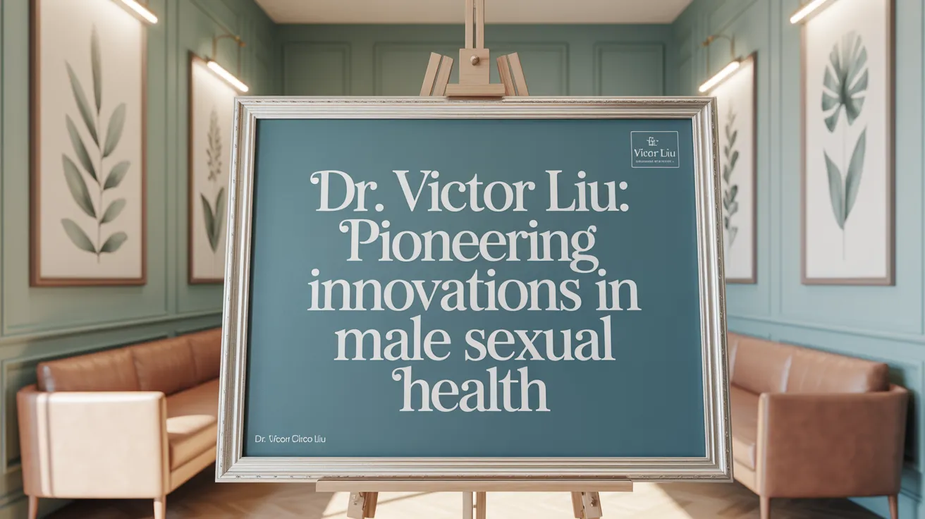 Dr. Victor Liu: Pioneering Innovations in Male Sexual Health