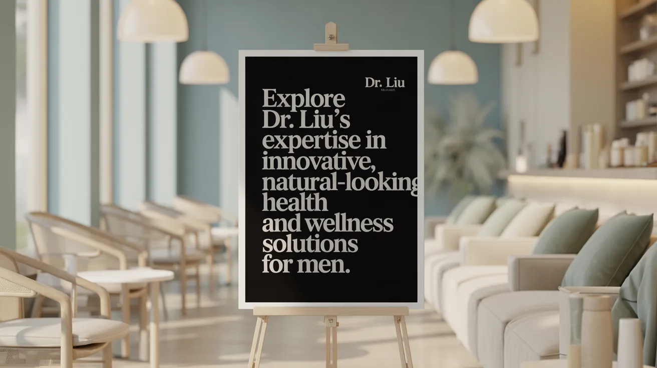 Explore Dr. Liu's expertise in innovative, natural-looking male enhancement solutions.
