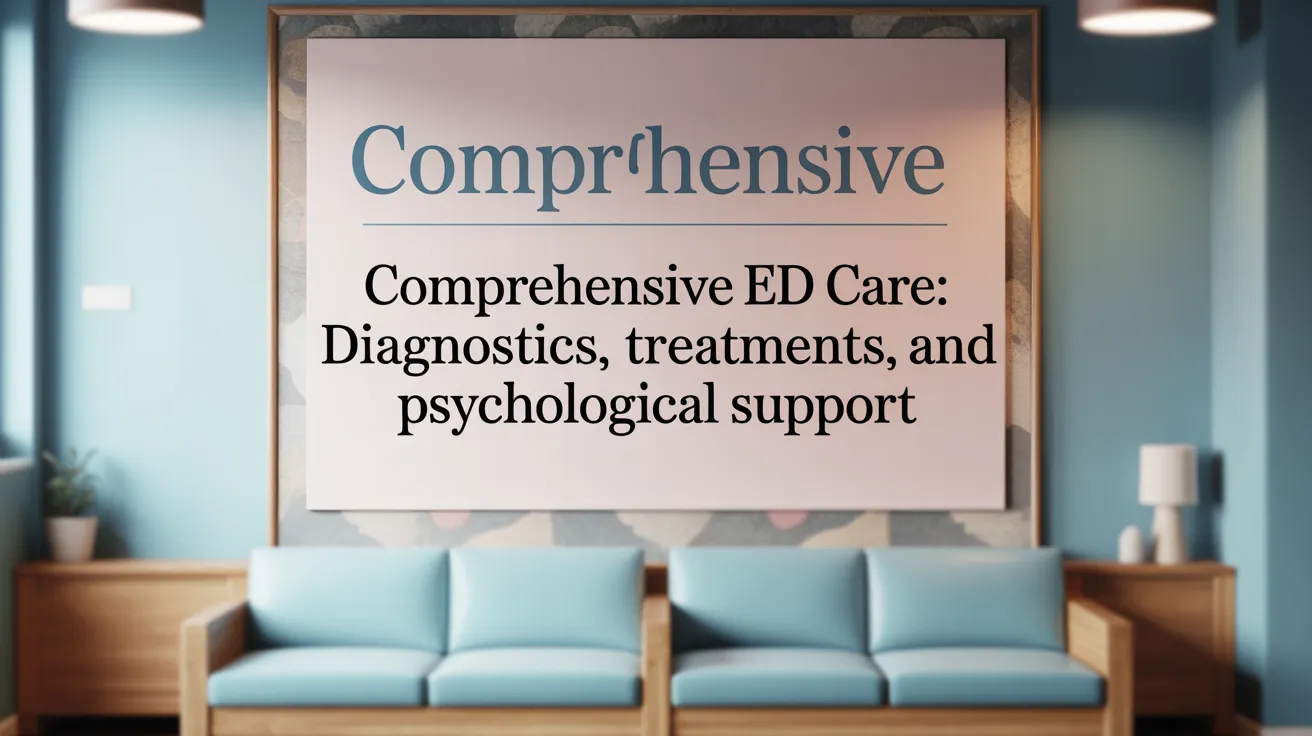 Comprehensive ED Care: Diagnostics, Treatments, and Psychological Support