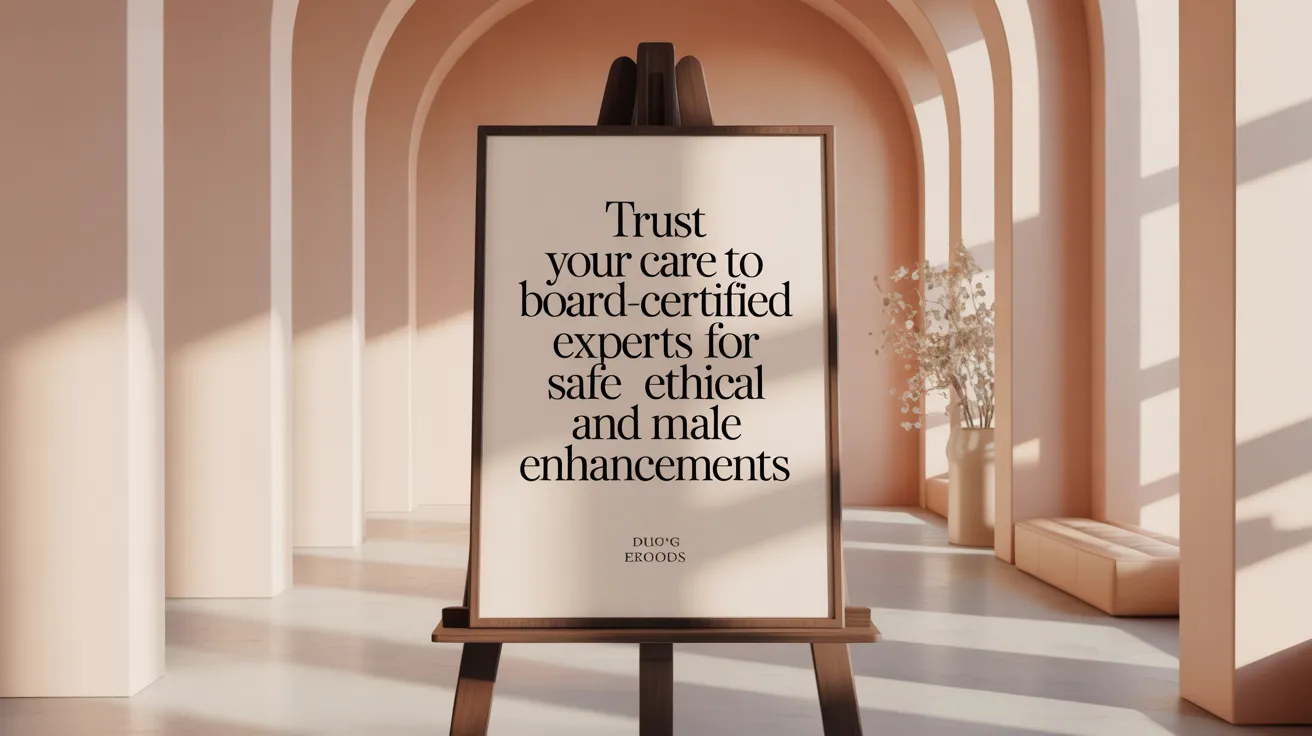 Trust Your Care to Board-Certified Experts for Safe and Ethical Male Enhancements