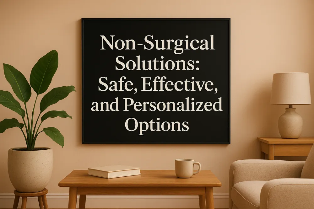 Non-Surgical Solutions: Safe, Effective, and Personalized Options