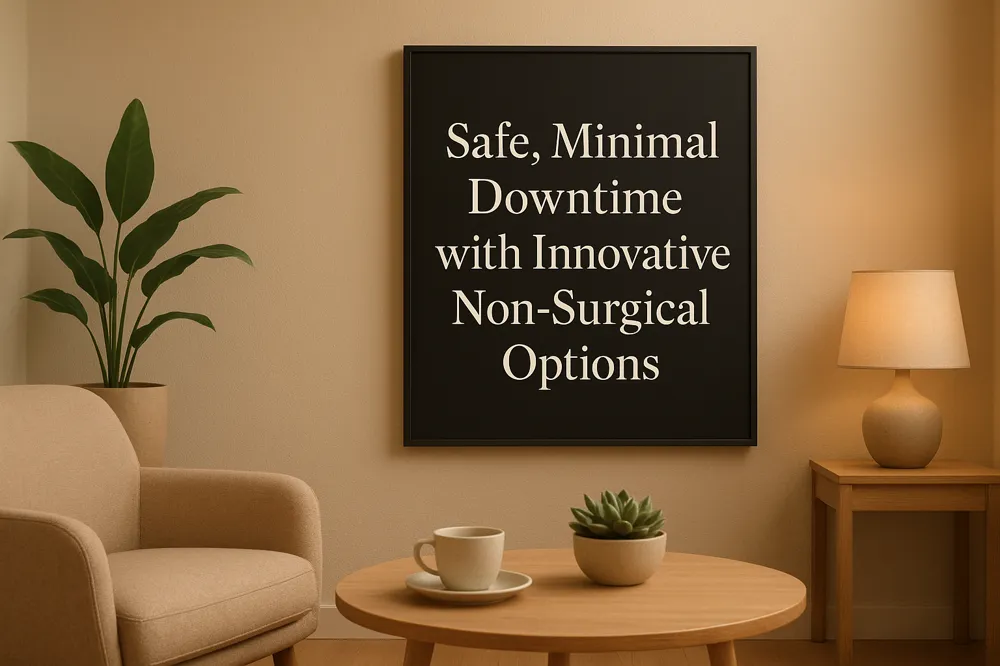 Safe, Minimal Downtime with Innovative Non-Surgical Options
