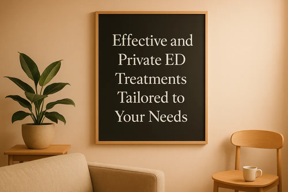 Effective and Private ED Treatments Tailored to Your Needs